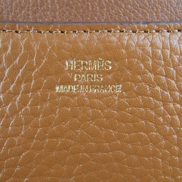 7A Hermes Constance Togo Leather Single Bag Light Coffee Gold Hardware H020 - Click Image to Close